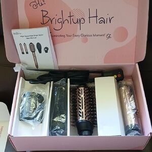 Hair Dryer Brush - Rose Gold.  D